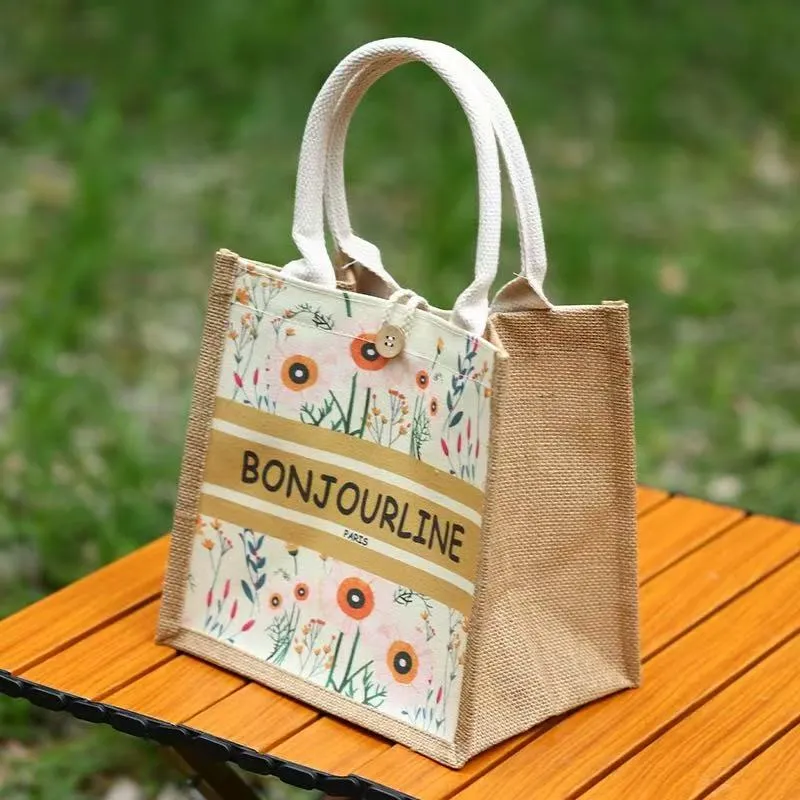 Personalised Jute Shopping Bags